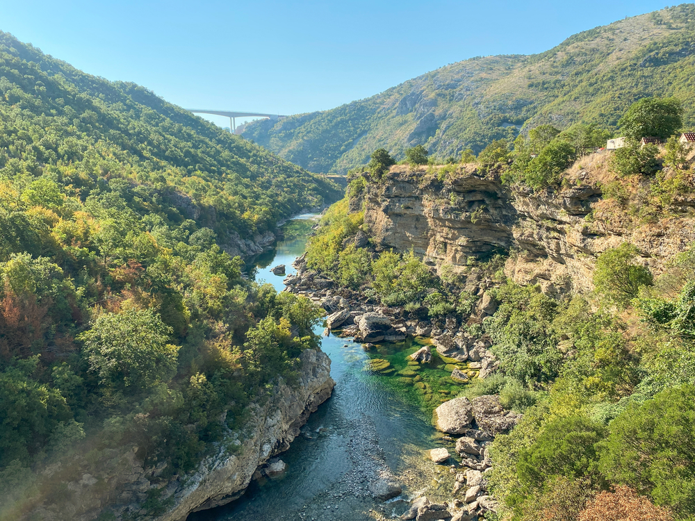 Черногория, каньон реки Морача